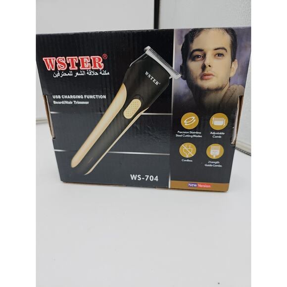 WSTER Rechargeable Hair Clippers Trimmer Cutting Beard Barber Shaver WS-704 - Picture 1 of 2
